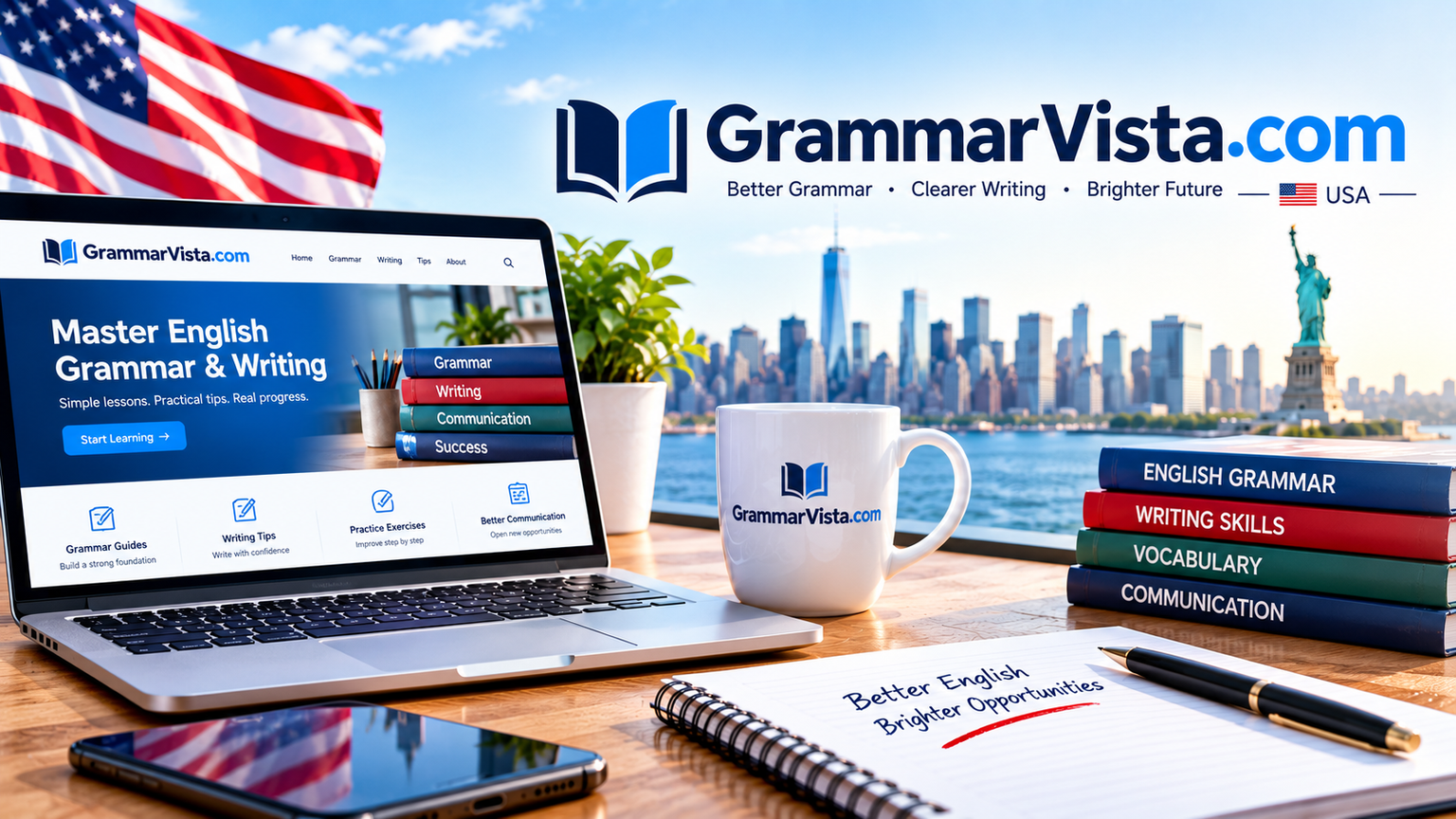 GrammarVista.com USA: A Simple Guide to Better English Grammar and Writing GrammarVista.com USA