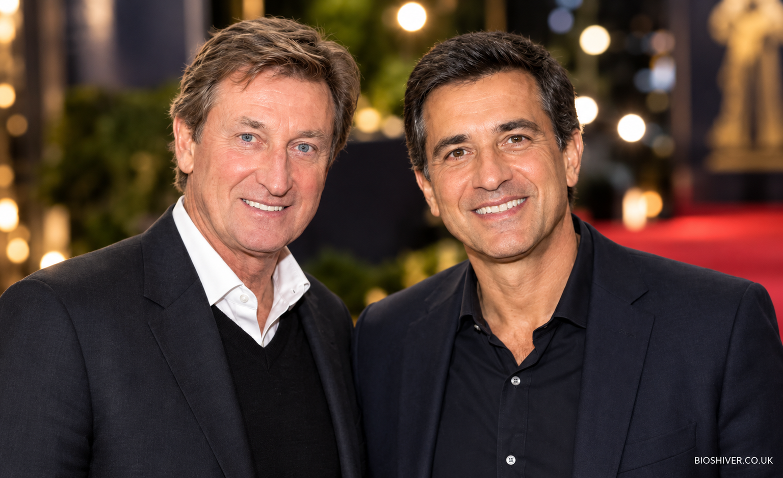 Wayne Gretzky and Miguel Patricio